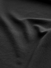 Black Off The Shoulder Gathered Ruched Soft Touch Top - Image 8 of 8