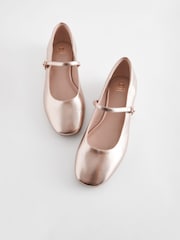 Champagne Gold Forever Comfort® Mary Jane Shoes - Image 3 of 5