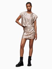 AllSaints Gold Etta Embroidered Top - Image 3 of 8