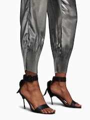 AllSaints Grey Nala Trousers - Image 6 of 7