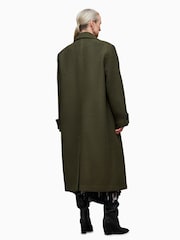 AllSaints Green Mabel Coat - Image 2 of 8