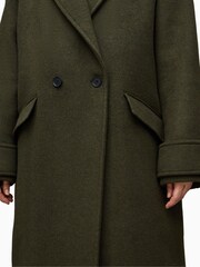 AllSaints Green Mabel Coat - Image 7 of 8