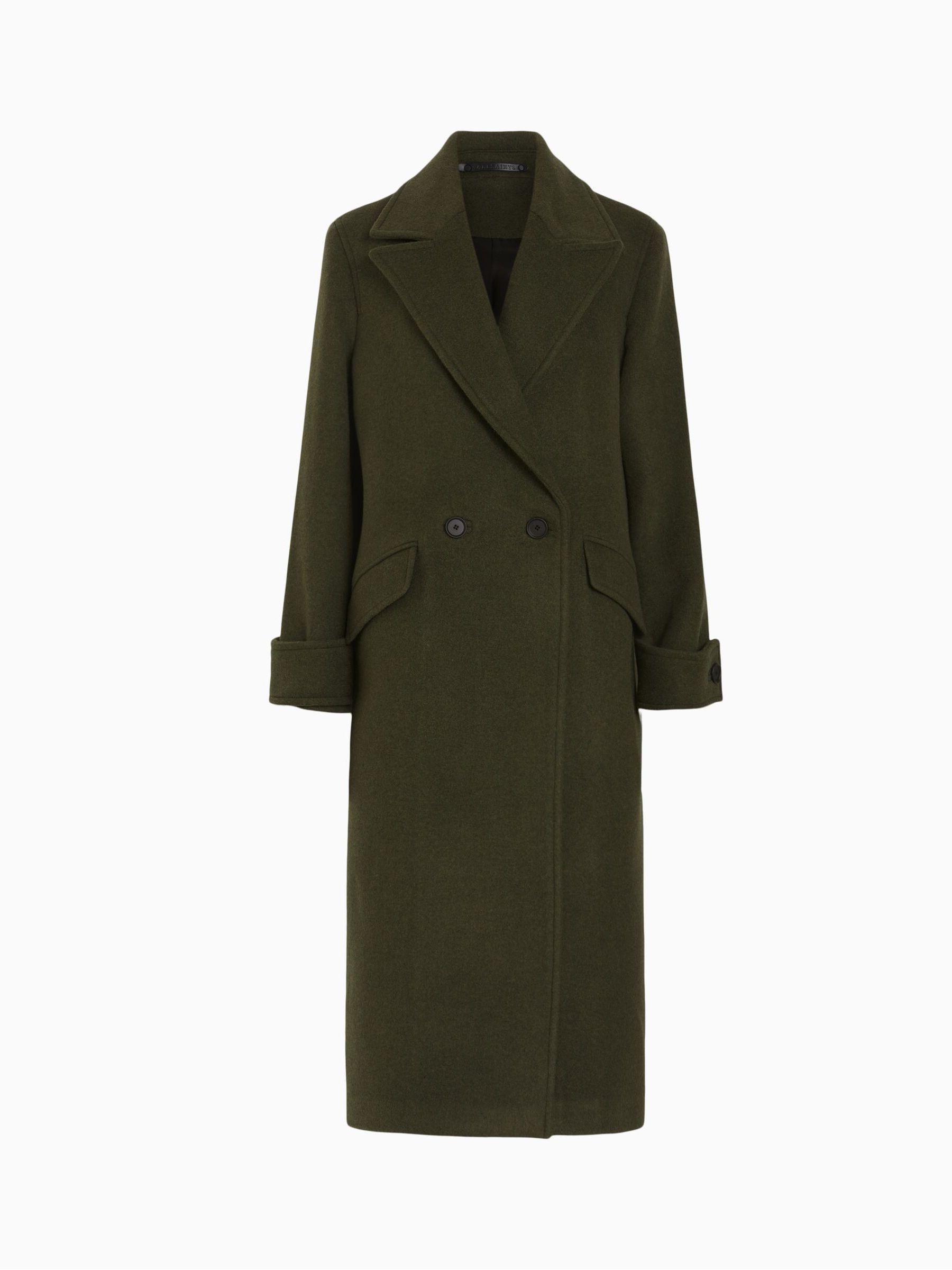 Buy AllSaints Green Mabel Coat from Next Luxembourg