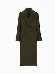 AllSaints Green Mabel Coat - Image 8 of 8