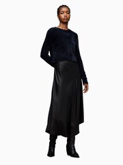 AllSaints Black Megan Dress - Image 1 of 8