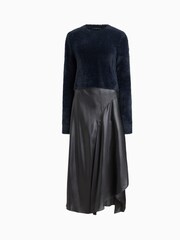 AllSaints Black Megan Dress - Image 2 of 8