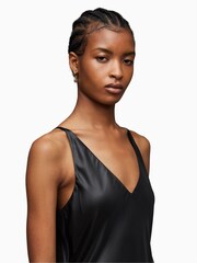 AllSaints Black Megan Dress - Image 8 of 8