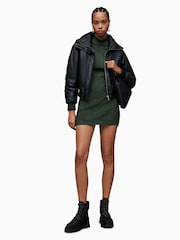 AllSaints Green Juliette Dress - Image 5 of 7