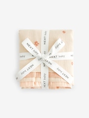 nevtralne barve Ditsy Natisnjeno - dojenček Muslins 100% Cotton Cloths 4 komplet - Slika 2 iz 10