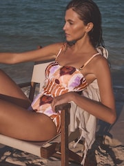 Cream/Brown Aztec - Image 1 of 7