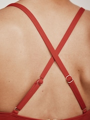 Mint Velvet Rust Orange Underwired Triangle Bikini - Image 2 of 9