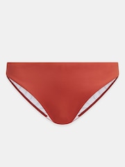Mint Velvet Rust Orange High Leg Bikini Briefs - Image 5 of 5