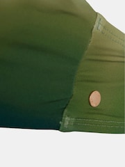 Mint Velvet Green Tie Dye Triangle Hardware Bikini Top - Image 7 of 8