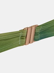 Mint Velvet Green Tie Dye Triangle Hardware Bikini Top - Image 8 of 8