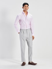 Light Pink Slim Fit Easy Care Oxford Shirt - Image 2 of 8