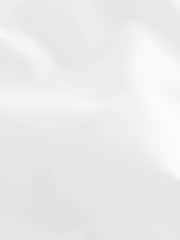White Slim Fit Easy Care Oxford Double Cuff Shirt With Button Down Collar - Image 6 of 6