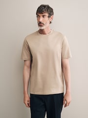 Stone Neutral Signature Supima T-Shirt - Image 4 of 7