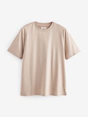 Stone Neutral Signature Supima T-Shirt - Image 5 of 7