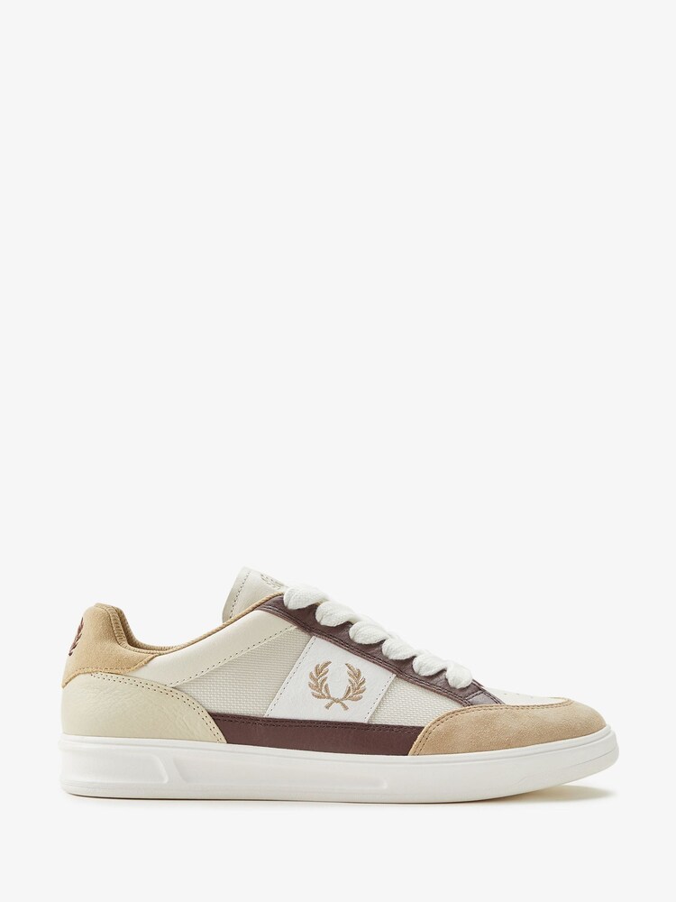 Fred Perry Stone Textured Trainers - Image 1 of 1