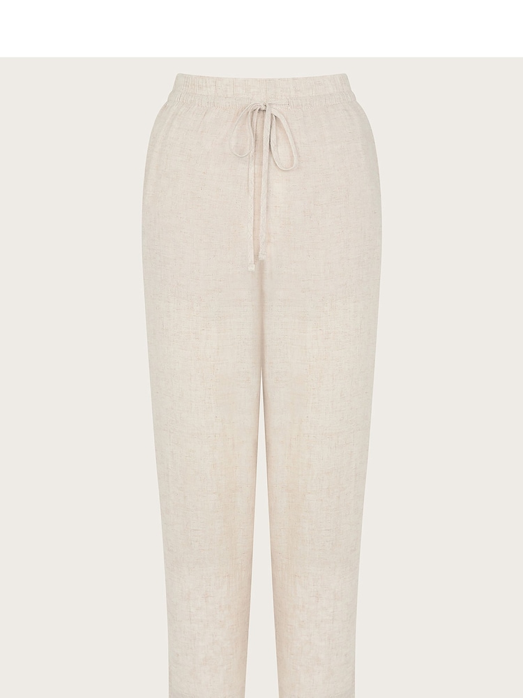 Monsoon Natural Penina Crop Trousers - Image 5 of 5