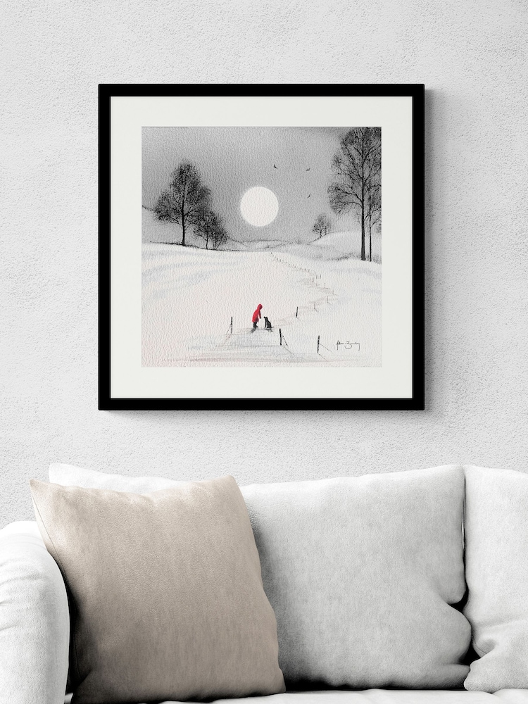 Artko Black Moonlit Walk by Adam Barsby Framed Art - Image 1 of 3