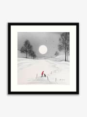 Artko Black Moonlit Walk by Adam Barsby Framed Art - Image 2 of 3