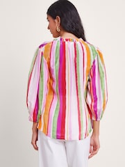 Блузка в полоску Monsoon Elsie - Изображение 2 из 5
