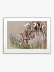 Artko White Heather and Buttercup by Louise Luton Framed Art - Image 2 of 3