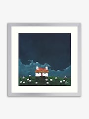 Artko Silver Deep Blue by Geoff Beckett Framed Art - Image 2 of 3