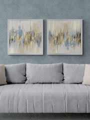 Artko Silver Dripping Gold by Tom Reeves Framed Art - Image 1 of 3