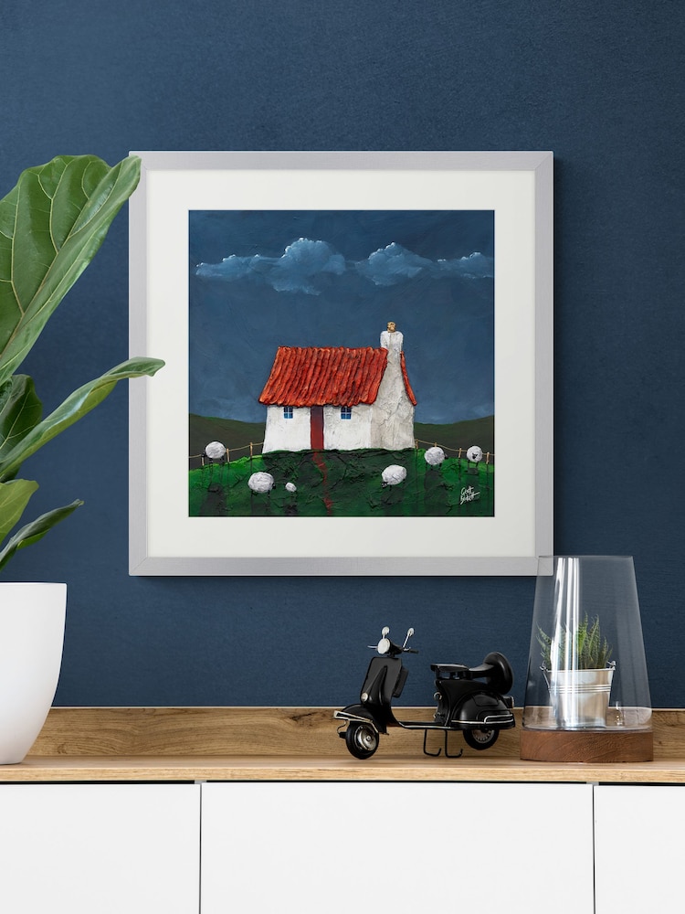 Artko Silver Rusty Roof by Geoff Beckett Framed Art - Image 1 of 3