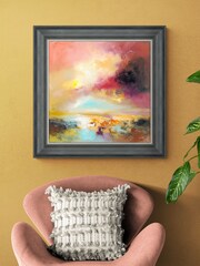 Artko Grey Gold Bay by Anna Schofield Framed Art - Image 1 of 3