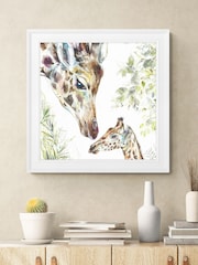 Artko White New Arrival by Nicola Jane Rowles Framed Art - Image 1 of 3