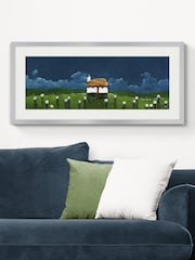 Artko Silver Cloudy Gathering by Geoff Beckett Framed Art - Image 1 of 3