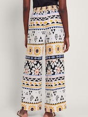 Monsoon Natural Corey Print Trousers - Image 3 of 5