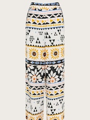 Monsoon Natural Corey Print Trousers - Image 4 of 5