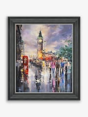 Artko Grey Perfect Day In London by Ewa Czarniecka Framed Art - Image 2 of 3