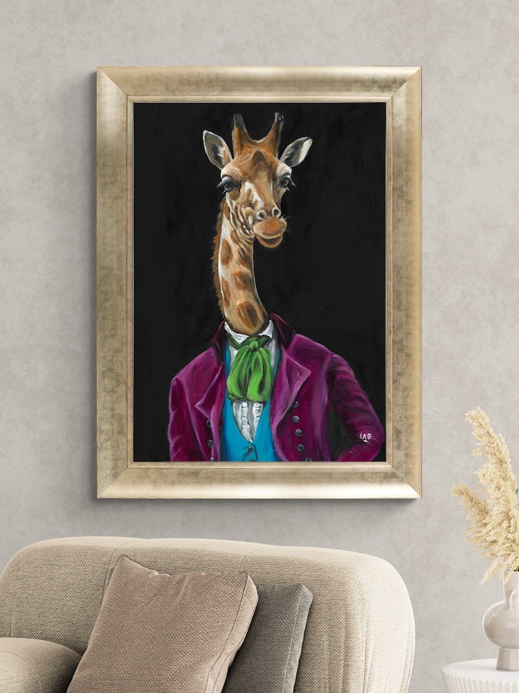 Artko Gold Gerald Giraffe  by Louise Brown Framed Art - Image 1 of 3