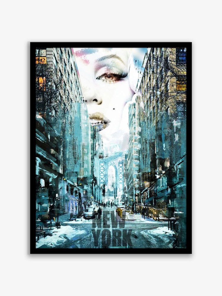 Artko Black NYC Marilyn by A Rosen Framed Art - Image 2 of 3