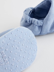 Denim Blue Character Slip-On Baby Shoes (0-24mths) - Image 9 of 9