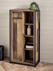 Natural Bronx Storage Console Unit - Image 1 of 11