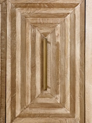 Natural N. Premium Ritz Mango Wood Under Sink Storage Cabinet - Image 4 of 9