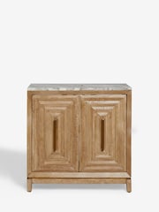 Natural N. Premium Ritz Mango Wood Under Sink Storage Cabinet - Image 6 of 9
