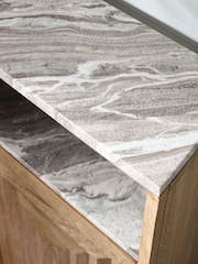 Natural N. Premium Ritz Mango Wood Console Storage Unit - Image 7 of 8