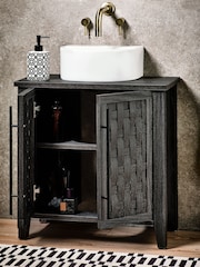 Black Elden Under Sink Storage Cabinet - Image 4 of 9