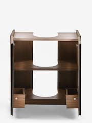 Dark Natural Rib Under Sink Storage Unit - Image 5 of 6