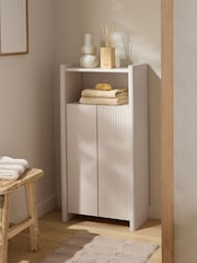 Natural Rib Console Storage Unit - Image 1 of 10