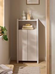 Natural Rib Console Storage Unit - Image 2 of 10