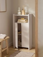 Natural Rib Console Storage Unit - Image 3 of 10