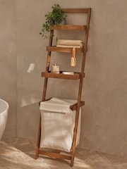 Natural Storage Ladder Laundry Basket - Image 1 of 6